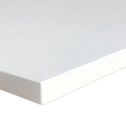 Blat biurkowy w kolorze białym o rozmiarze 120x60 cm