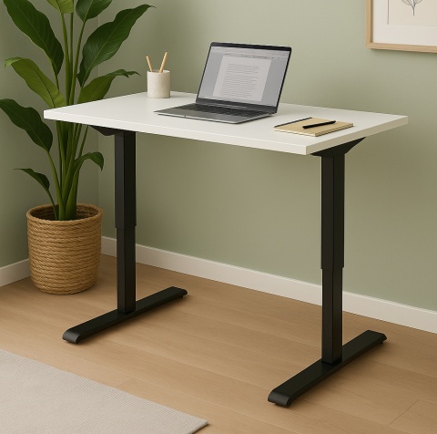 Biurko regulowane elektrycznie SmartChoice, 100x80 cm