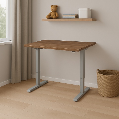 Biurko regulowane elektrycznie SmartChoice, 100x80 cm