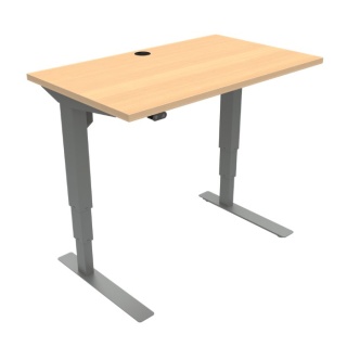 Biurko z regulacją wysokości dla dzieci GrowDesk, 100x60 cm