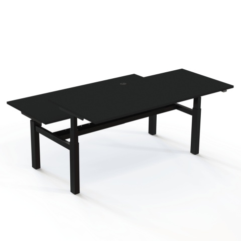 Biurka regulowane elektrycznie DoubleDesk, 180x80 cm