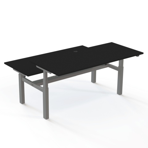 Biurka regulowane elektrycznie DoubleDesk, 180x80 cm
