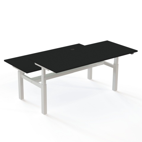 Biurka regulowane elektrycznie DoubleDesk, 180x80 cm