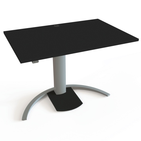 Biurko elektryczne na jednej nodze UniFlex C, 120x60 cm