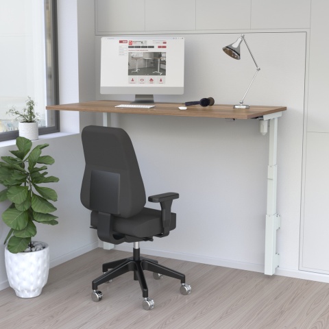 Biurko podnoszone elektrycznie WallTwin 100x80 cm