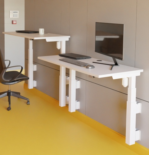 Biurko podnoszone elektrycznie WallTwin 120x80 cm