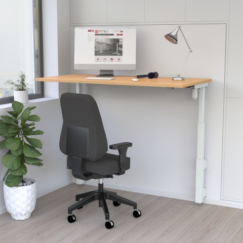 Biurko podnoszone elektrycznie WallTwin 80x80 cm