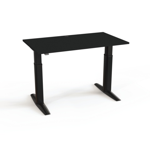 Biurko regulowane TitanDesk z blatem, 140x80 cm