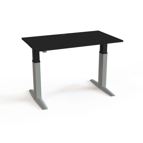 Biurko regulowane TitanDesk z blatem, 140x80 cm