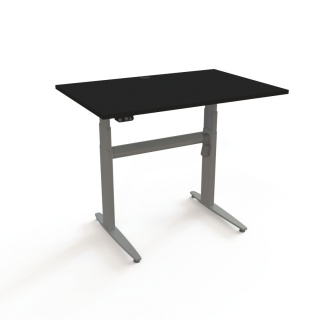Biurko regulowane elektryczne LightPro, 100x80 cm