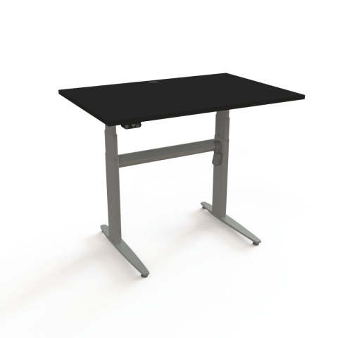 Biurko regulowane elektryczne LightPro, 100x80 cm