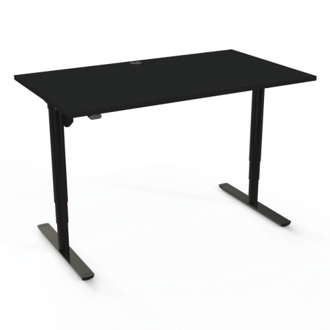 Biurko regulowane elektrycznie RoundEdge, 140x80 cm
