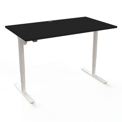 Biurko regulowane elektrycznie RoundEdge, 140x80 cm