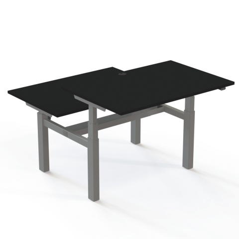 Dwa biurka do pracy na stojąco DoubleDesk, 120x80 cm